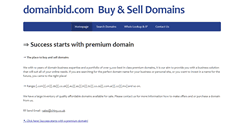 Desktop Screenshot of domainbid.com